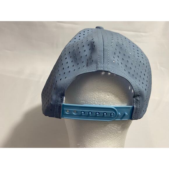Slicker Beaut Shaka Light Blue Performance Cap Perforated Mesh Adjustable Hat - Picture 7 of 10